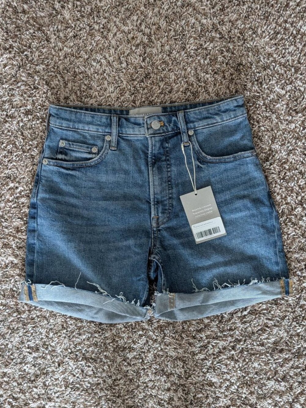 NWT Everlane Cheeky Short in Mid Indigo